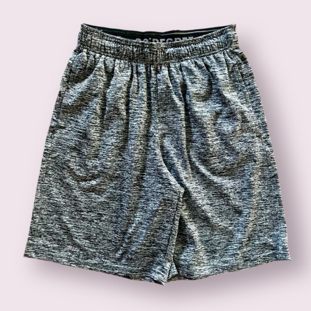 90 DEGREE BY REFLEX Active Shorts in Heathered Black